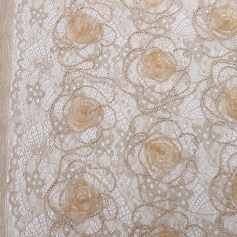 Lace Fabric Dress Stripe Polyester for Women's Wear Wholesale Supplier 7